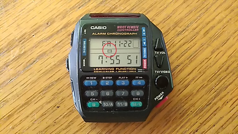 腕時計型の赤外線リモコン【CMD-50：CASIO】 | 時計De娯楽